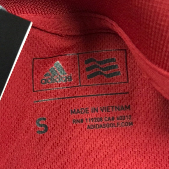 DETROIT RED WINGS / ADIDAS Mens Small Polo Shirt - Picture 4 of 5